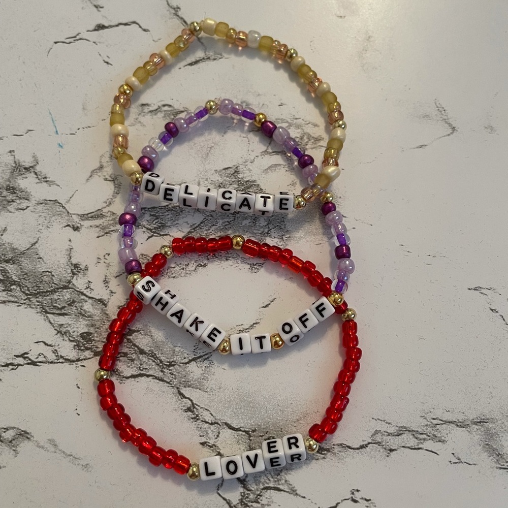 Taylor Swift Inspired Handmade Friendship Bracelet Set